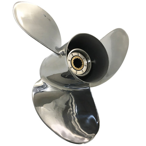 Propeller 14x21 Tohatsu Outboard 115HP-300HP 3 Blades Stainless Steel Prop SS 15 Tooth OEM NO: HZY3-58130-T30 14x21