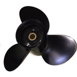 3 Blade 9.9-18HP Dia 9.25 inch 14 Spline Tooth RH Prop Aluminum Propeller for Tohatsu Nissan Outboard Motor with rubber Hub