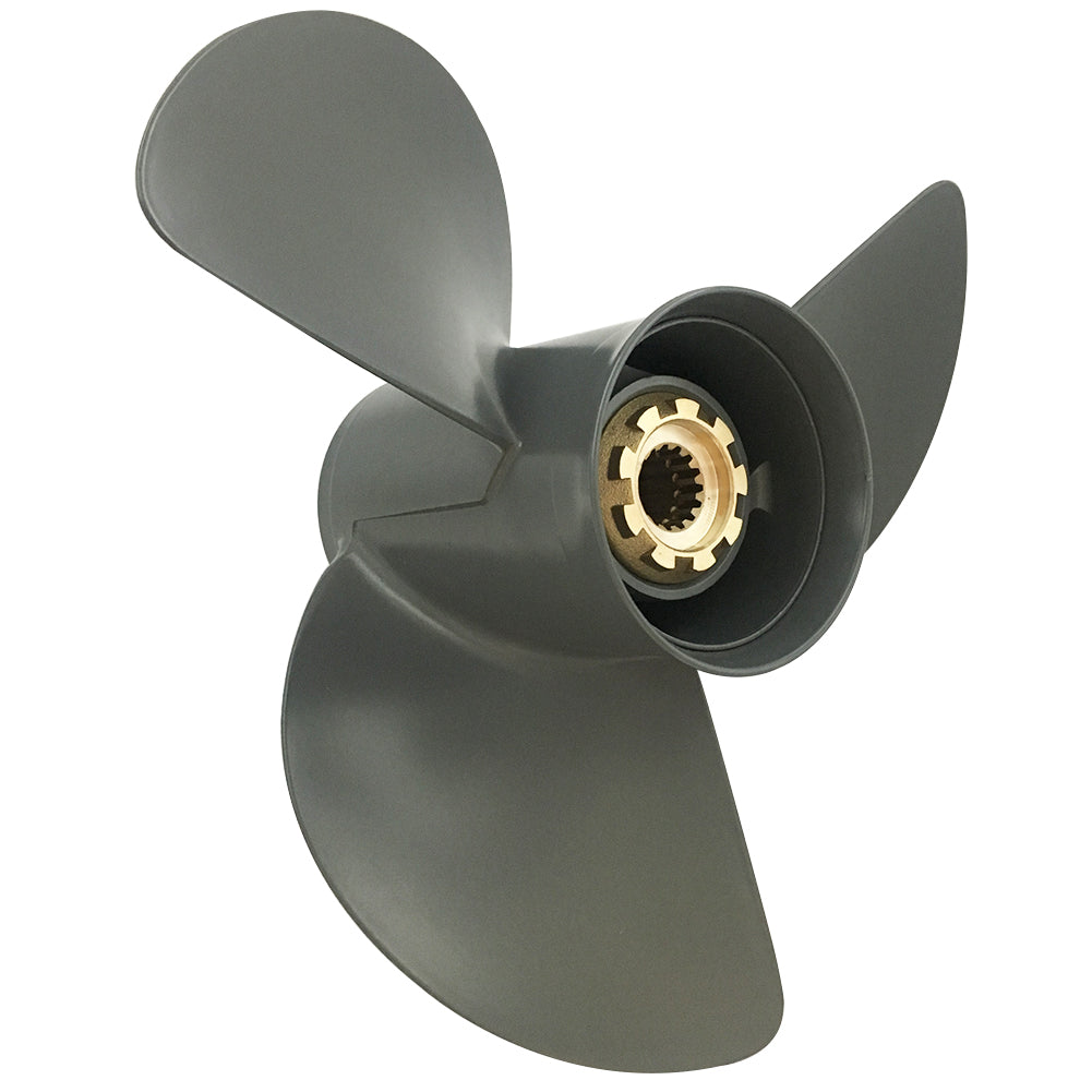 Aluminum Alloy Propeller 9 1/4X8 J For Yamaha 9.9HP 15HP Outboard