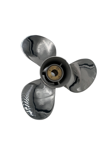 Boat Propeller 10 1/4x16 for Mercury 25HP-40HP 3 Blades Stainless Steel Prop SS 13 Tooth RH 10.25x16