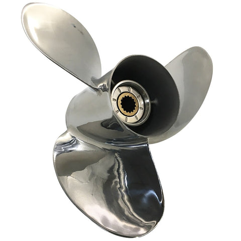 Propeller 14x19 Suzuki Outboard 60HP-300HP 3 Blades Stainless Steel Prop SS 15 Tooth OEM NO: 58100-90J10-019
