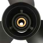 3 Blade 60-140HP 15 Spline Tooth RH Prop Aluminium Propeller for Tohatsu&Nissan Outboard with Rubber Hub