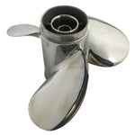 3 Blade 8 Spline 8/9.9/15/20HP Dia 9.25 inch RH SS Prop Stainless Steel Propeller for Honda Outboard Motor