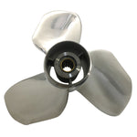 3 Blade BF35-60HP 12x13 / 12x14 Polished RH SS Prop Stainless Steel Propeller for Honda Outboard Motor Engine